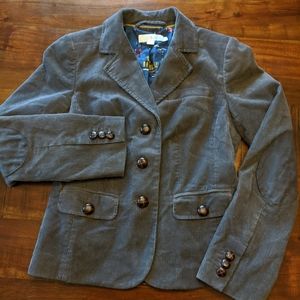 Boden Corduroy Blazer, grey size 2